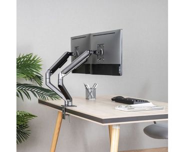 SOPORTE MESA 2 PANTALLAS 17"-32" TOOQ