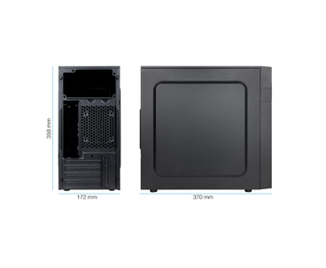 CAJA MINITORRE MICROATX TQC-4701U3C-B NEGRO TOOQ