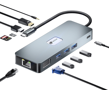 DOCKING STATION 11 PLUS PUERTOS USB-C LEOTEC