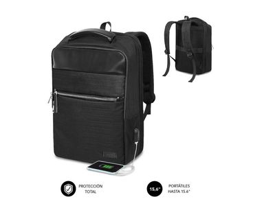 MOCHILA BUSINESS V2 AP 16" NEGRO SUBBLIM