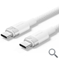 CABLE USB-C A USB-C 240W 1 M BLANCO VENTION